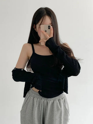 New Bold Round Sleeveless Bralette with Cups Daily Sleeveless