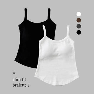 New Bold Round Sleeveless Bralette with Cups Daily Sleeveless