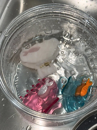 Fish Tank Mini Fish Aquarium Hair Claw Clip