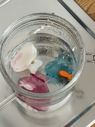 Fish Tank Mini Fish Aquarium Hair Claw Clip