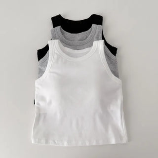 New Crop Sleeve Sleeveless Top with Cups Basic Sleeveless Top