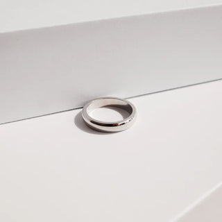 Non-tarnishing Surgical Steel Cushion Volume Couple Rings