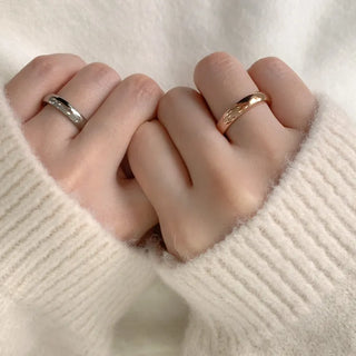 Non-tarnishing Surgical Steel Cushion Volume Couple Rings
