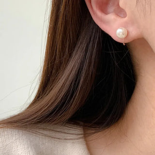 Rudy Pearl Silicone Hypoallergenic Ear Cuff Clip-ons 3 Sizes