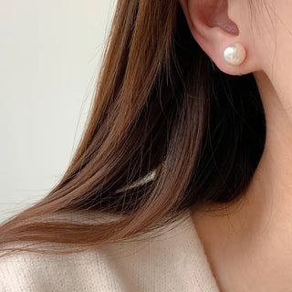 Rudy Pearl Silicone Hypoallergenic Ear Cuff Clip-ons 3 Sizes