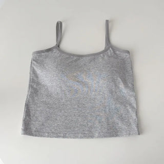 Daily Basic Lineup Cotton Cup Bralettes Cooling Strap Sleeveless Tops Collection