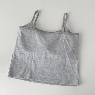 Daily Basic Lineup Cotton Cup Bralettes Cooling Strap Sleeveless Tops Collection