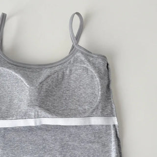 Daily Basic Lineup Cotton Cup Bralettes Cooling Strap Sleeveless Tops Collection
