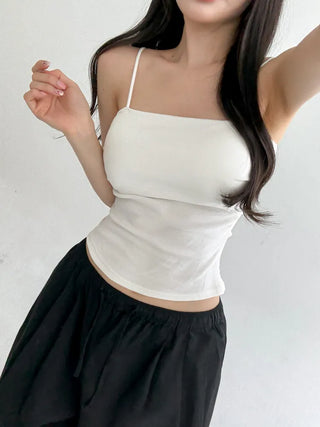 Daily Basic Lineup Cotton Cup Bralettes Cooling Strap Sleeveless Tops Collection
