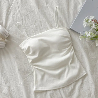 Daily Basic Lineup Cotton Cup Bralettes Cooling Strap Sleeveless Tops Collection