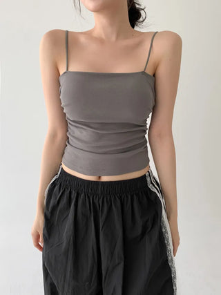 Daily Basic Lineup Cotton Cup Bralettes Cooling Strap Sleeveless Tops Collection