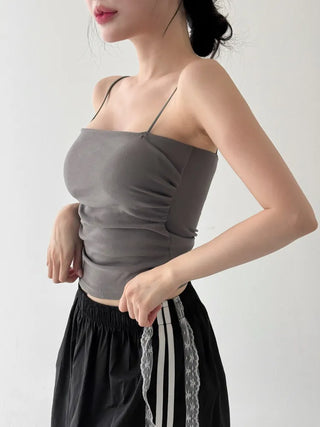 Daily Basic Lineup Cotton Cup Bralettes Cooling Strap Sleeveless Tops Collection