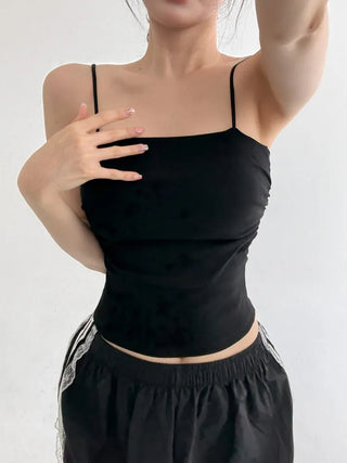 Daily Basic Lineup Cotton Cup Bralettes Cooling Strap Sleeveless Tops Collection