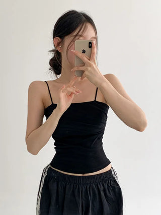 Daily Basic Lineup Cotton Cup Bralettes Cooling Strap Sleeveless Tops Collection