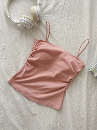 Daily Basic Lineup Cotton Cup Bralettes Cooling Strap Sleeveless Tops Collection
