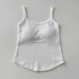 Daily Basic Lineup Cotton Cup Bralettes Cooling Strap Sleeveless Tops Collection