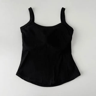 Daily Basic Lineup Cotton Cup Bralettes Cooling Strap Sleeveless Tops Collection
