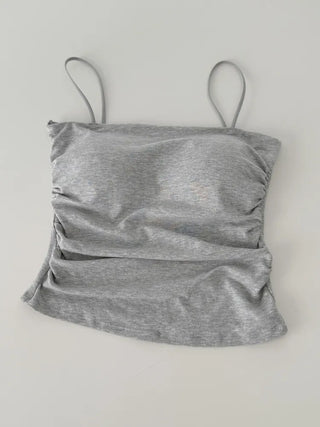 Daily Basic Lineup Cotton Cup Bralettes Cooling Strap Sleeveless Tops Collection