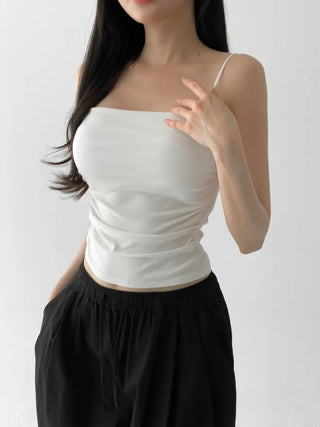 Daily Basic Lineup Cotton Cup Bralettes Cooling Strap Sleeveless Tops Collection