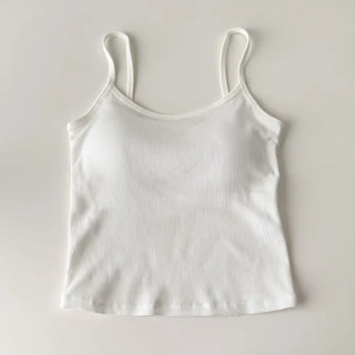 Daily Basic Lineup Cotton Cup Bralettes Cooling Strap Sleeveless Tops Collection