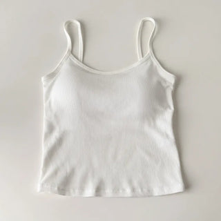 Daily Basic Lineup Cotton Cup Bralettes Cooling Strap Sleeveless Tops Collection