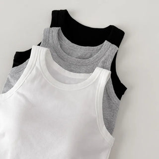 Daily Basic Lineup Cotton Cup Bralettes Cooling Strap Sleeveless Tops Collection