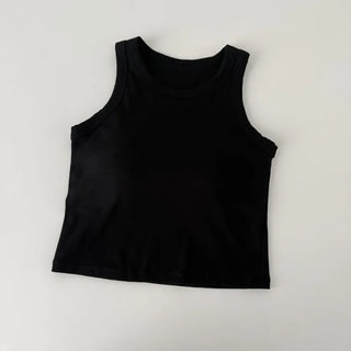 Daily Basic Lineup Cotton Cup Bralettes Cooling Strap Sleeveless Tops Collection