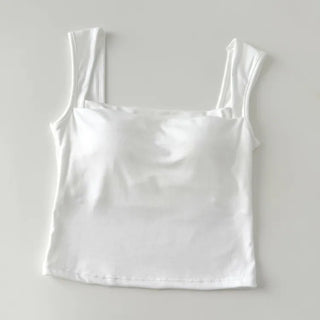 Daily Basic Lineup Cotton Cup Bralettes Cooling Strap Sleeveless Tops Collection