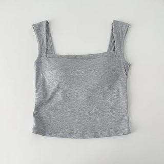 Daily Basic Lineup Cotton Cup Bralettes Cooling Strap Sleeveless Tops Collection