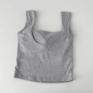 Daily Basic Lineup Cotton Cup Bralettes Cooling Strap Sleeveless Tops Collection