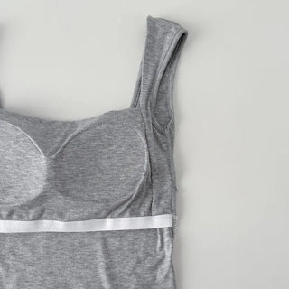 Daily Basic Lineup Cotton Cup Bralettes Cooling Strap Sleeveless Tops Collection