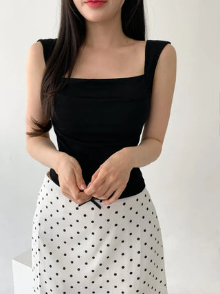 Daily Basic Lineup Cotton Cup Bralettes Cooling Strap Sleeveless Tops Collection