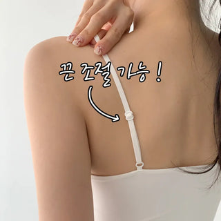 Daily Basic Lineup Cotton Cup Bralettes Cooling Strap Sleeveless Tops Collection