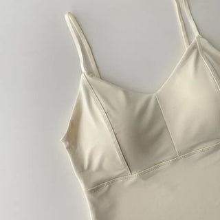 Daily Basic Lineup Cotton Cup Bralettes Cooling Strap Sleeveless Tops Collection