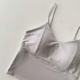 Daily Basic Lineup Cotton Cup Bralettes Cooling Strap Sleeveless Tops Collection