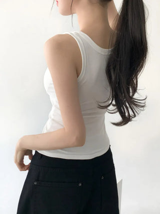 Daily Basic Lineup Cotton Cup Bralettes Cooling Strap Sleeveless Tops Collection