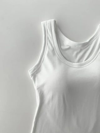 Daily Basic Lineup Cotton Cup Bralettes Cooling Strap Sleeveless Tops Collection