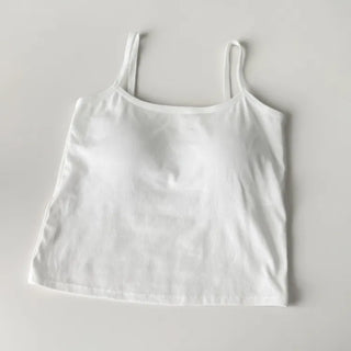 Daily Basic Lineup Cotton Cup Bralettes Cooling Strap Sleeveless Tops Collection
