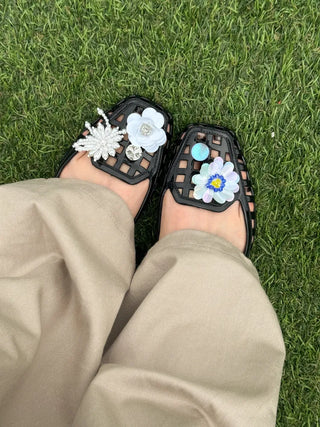 Jelly Punching Glow PVC Summer Flat Sandals Rainy Season Water Play Jelly Shoes