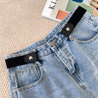 Buckle-free belt, comfortable length adjustment magic belt,