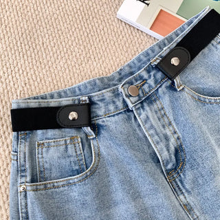 Buckle-free belt, comfortable length adjustment magic belt,