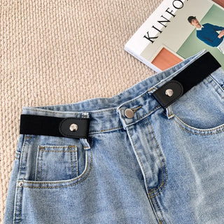 Buckle-free belt, comfortable length adjustment magic belt,