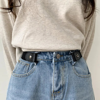 Buckle-free belt, comfortable length adjustment magic belt,