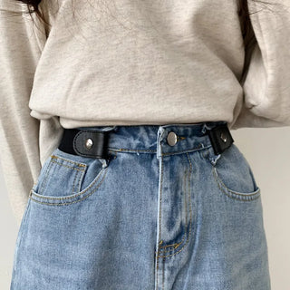 Buckle-free belt, comfortable length adjustment magic belt,