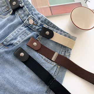 Buckle-free belt, comfortable length adjustment magic belt,