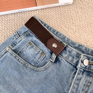 Buckle-free belt, comfortable length adjustment magic belt,