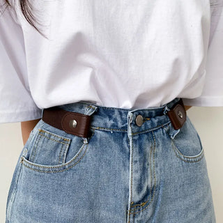 Buckle-free belt, comfortable length adjustment magic belt,