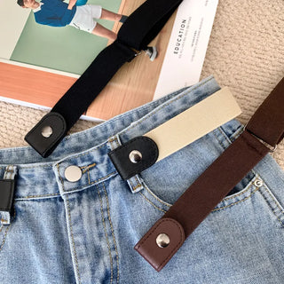 Buckle-free belt, comfortable length adjustment magic belt,
