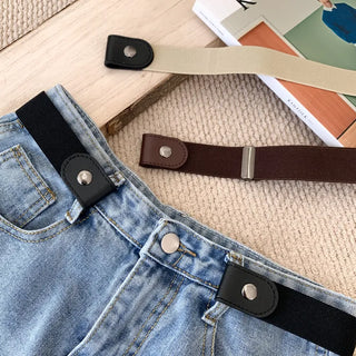 Buckle-free belt, comfortable length adjustment magic belt,