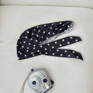 Star Hood Wrap Star Pattern Bandana Beanie Hat
